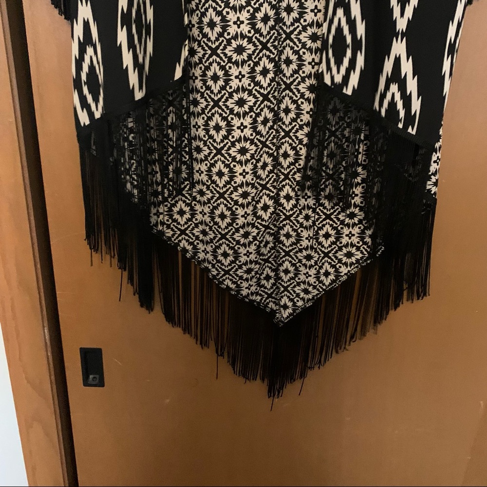 Fringe Open-Front Top - Picture 4 of 4